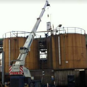 Ölskimmer an Emulsionsspaltanlage