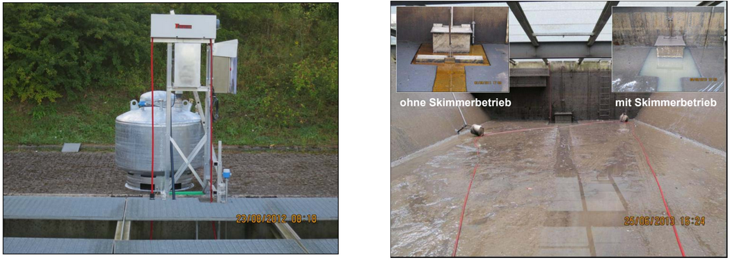 Ölskimmerbetrieb in der 1. Stufe