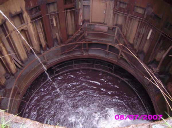 Stahlwerk-Sinterbrunnen