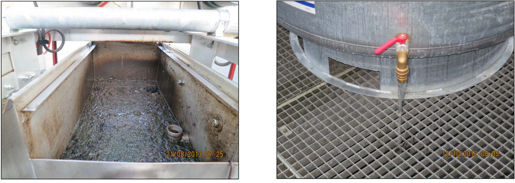 Wartung des Ölskimmers